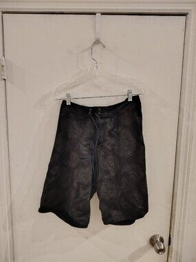 KR3W Paisley Board Short Black M